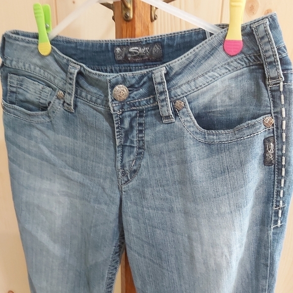 📣2/40$📣 SILVER Suki jeans size 29 - Picture 2 of 8